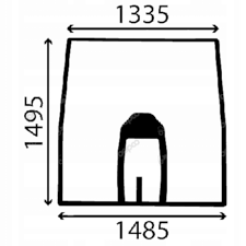 R537494 SZYBA PRZEDNIA