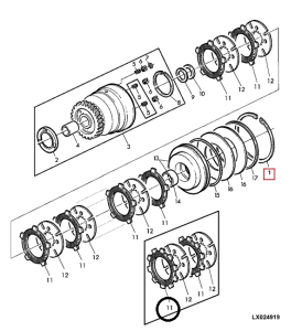 AL76111 TARCZKA CIERNA