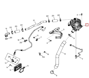 DZ117828 / RE538740 SEPARATOR ODMA